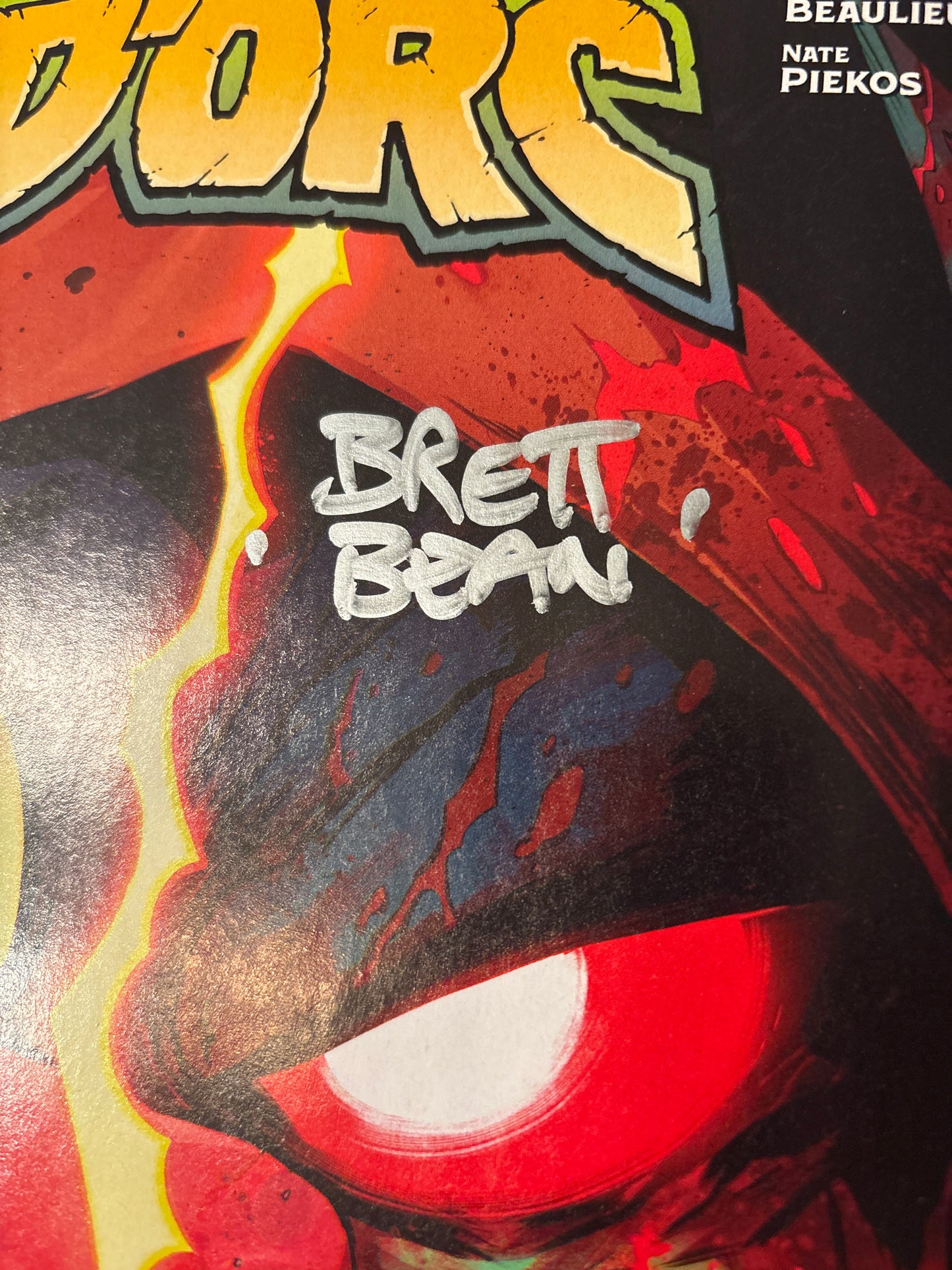 D'ORC #1 2nd print SIGNED BRETT BEAN