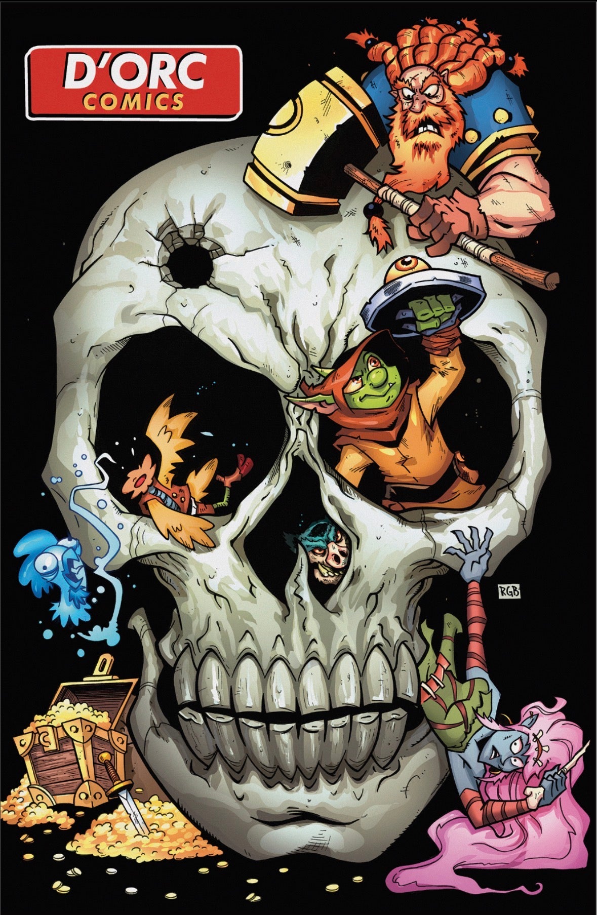 D'ORC #8 Ryan G. Browne PUNCH HOMAGE Exclusive Variant – Limited to 500