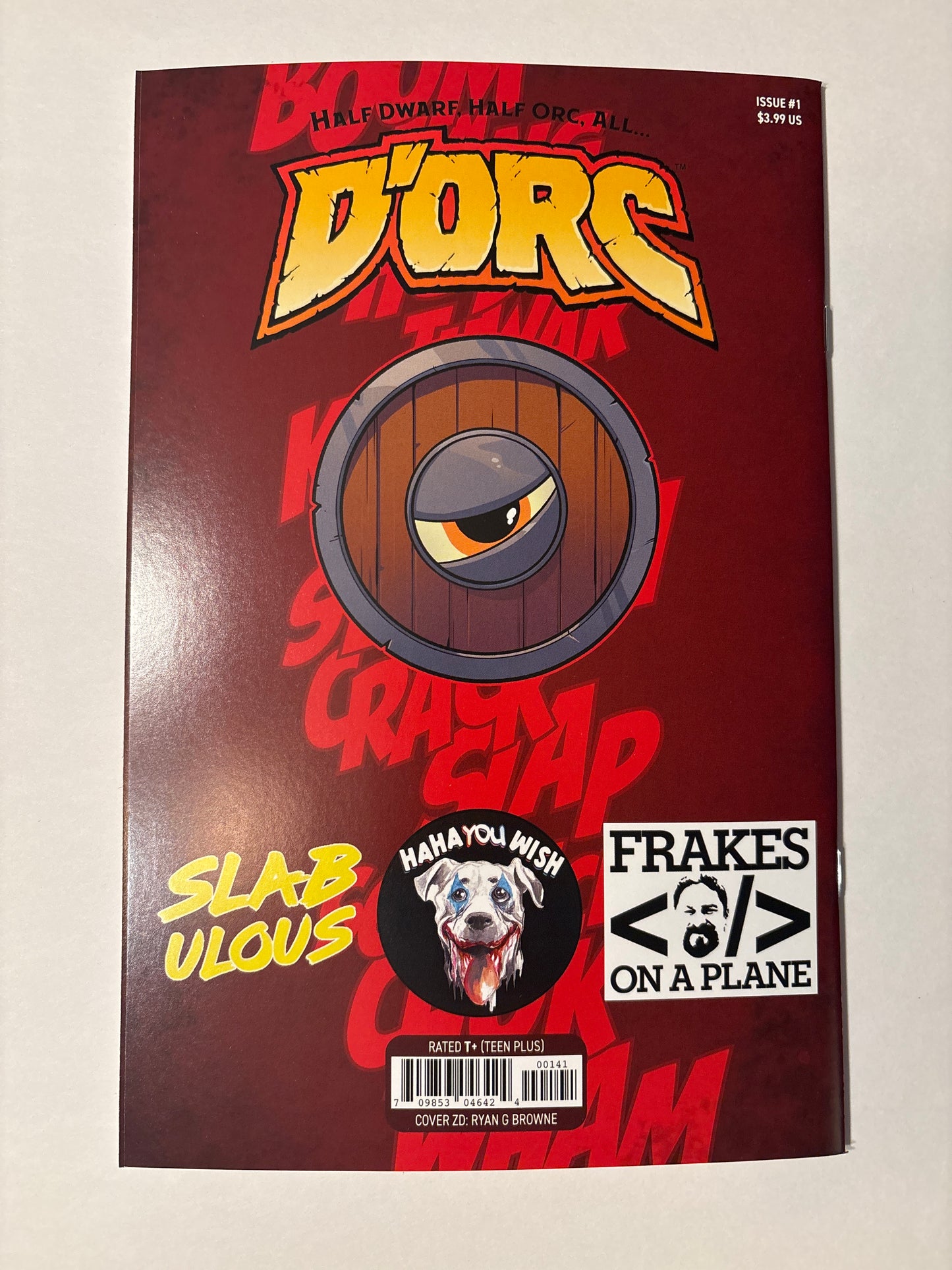 D'ORC #1 1st print SIGNED *BLACK* BRETT BEAN
