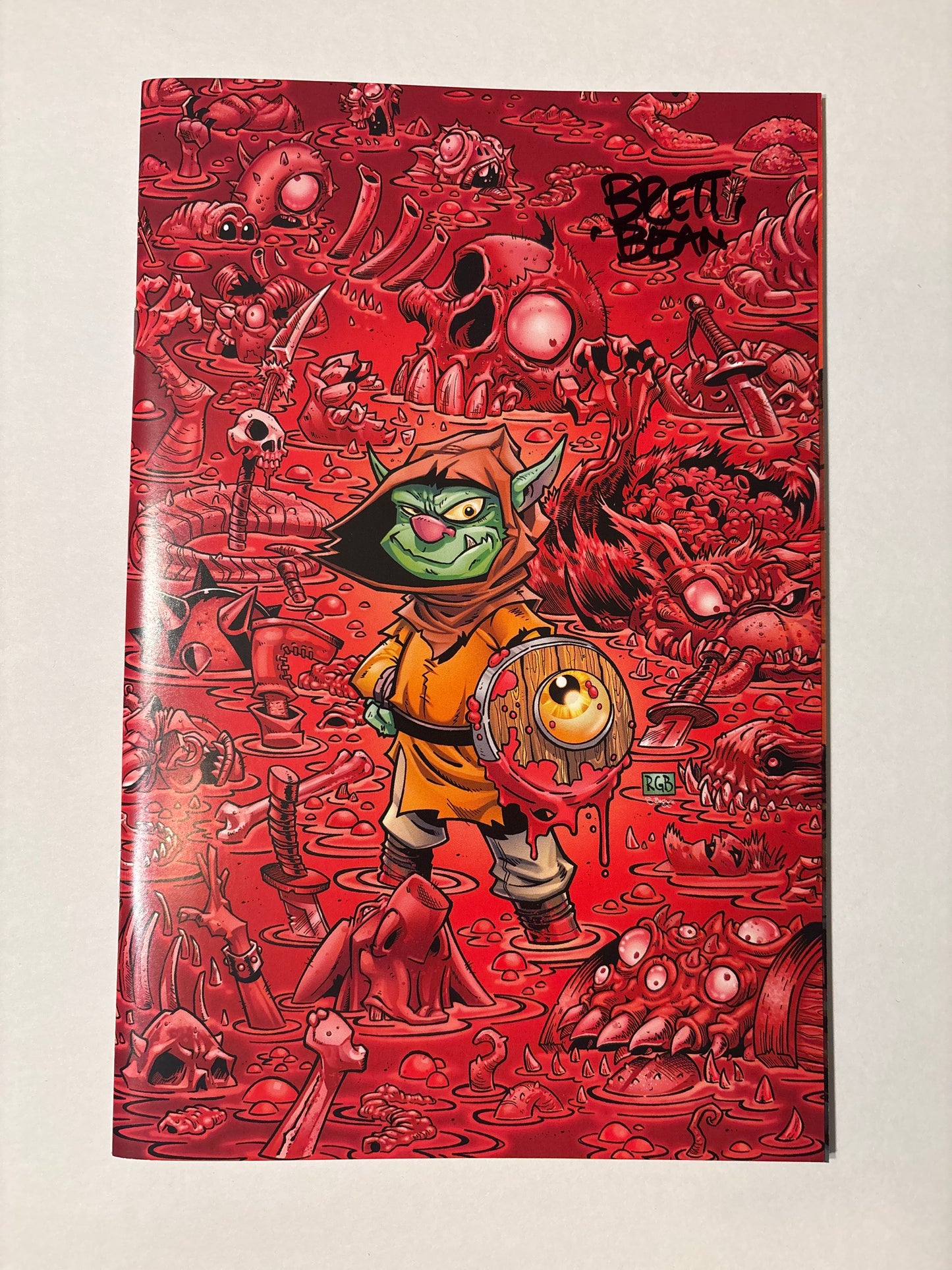 D'ORC #1 1st print SIGNED *BLACK* BRETT BEAN
