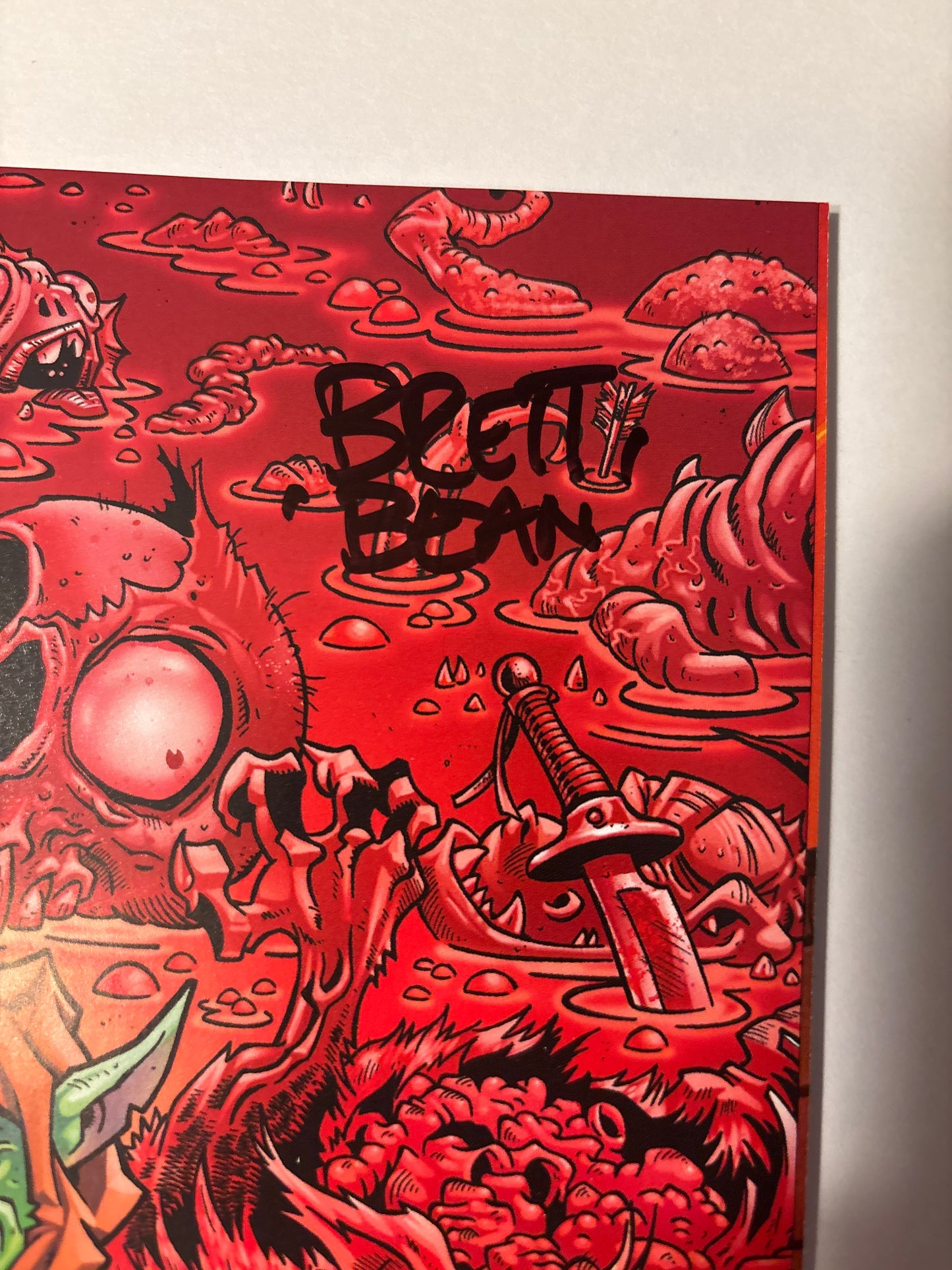D'ORC #1 1st print SIGNED *BLACK* BRETT BEAN