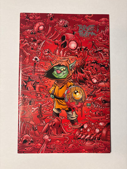 D'ORC #1 1st print SIGNED *SILVER* BRETT BEAN