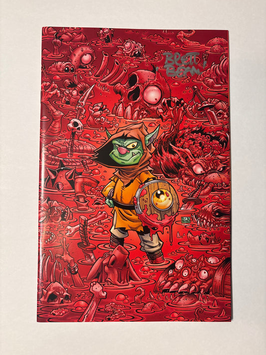 D'ORC #1 1st print SIGNED *SILVER* BRETT BEAN