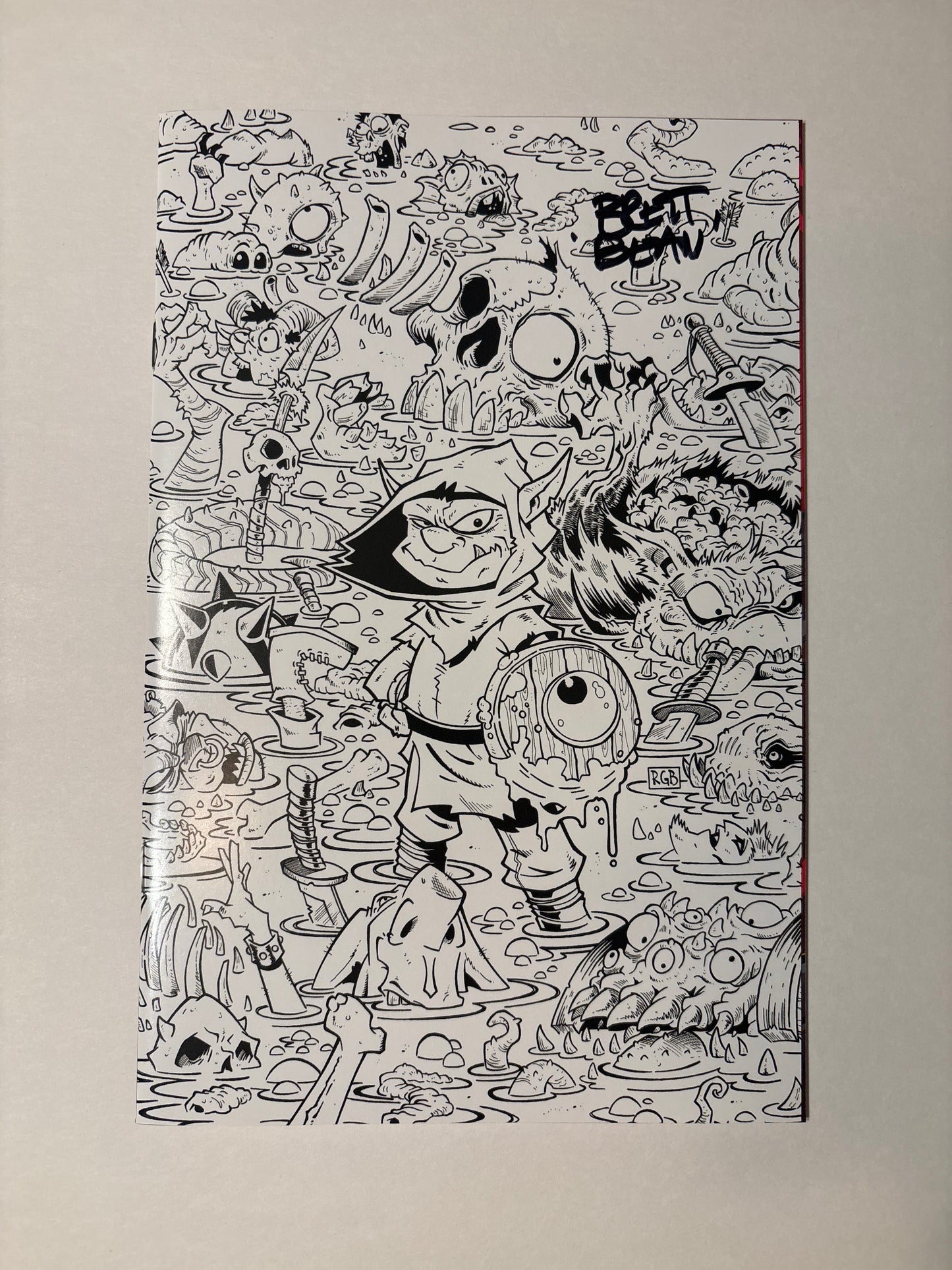 D'ORC #1 3rd print Inks *SIGNED* BLACK by BRETT BEAN