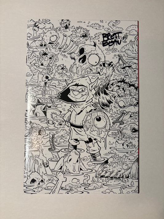 D'ORC #1 3rd print Inks *SIGNED* BLACK by BRETT BEAN