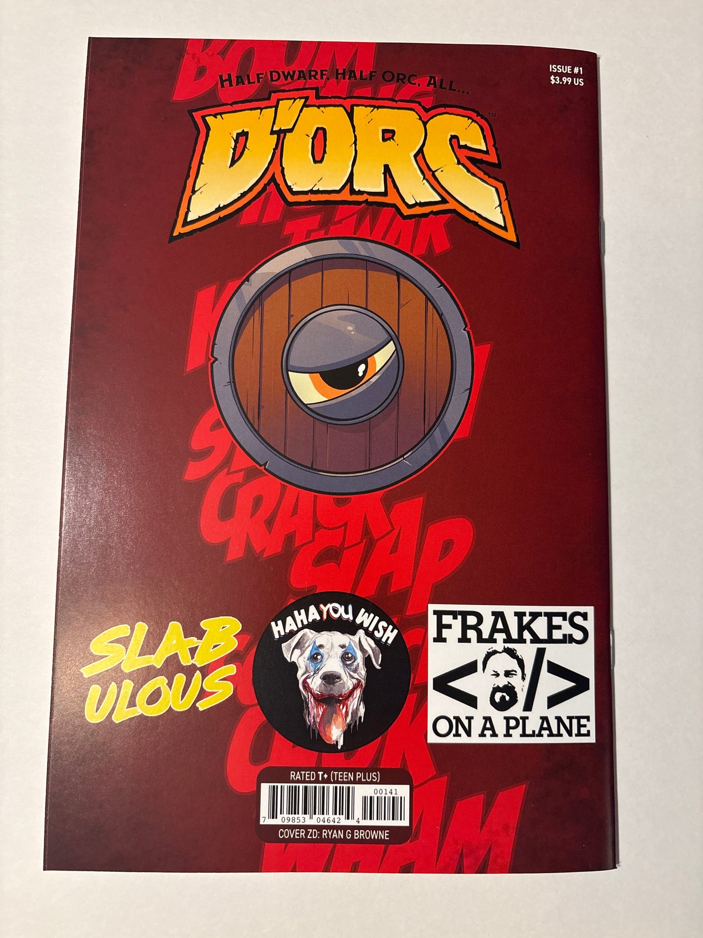 D'ORC #1 1st print SIGNED *SILVER* BRETT BEAN
