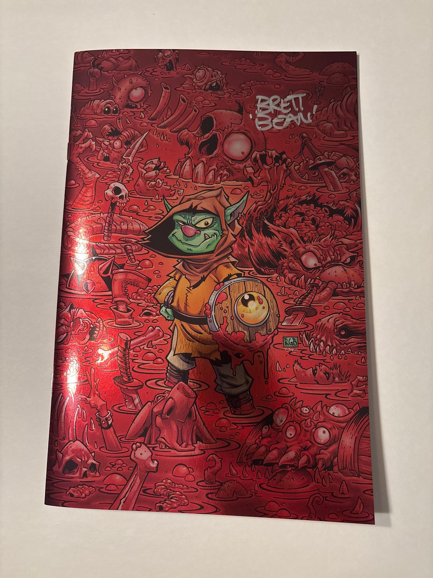 D'ORC #1 FOIL 2nd print *SIGNED* BRETT BEAN