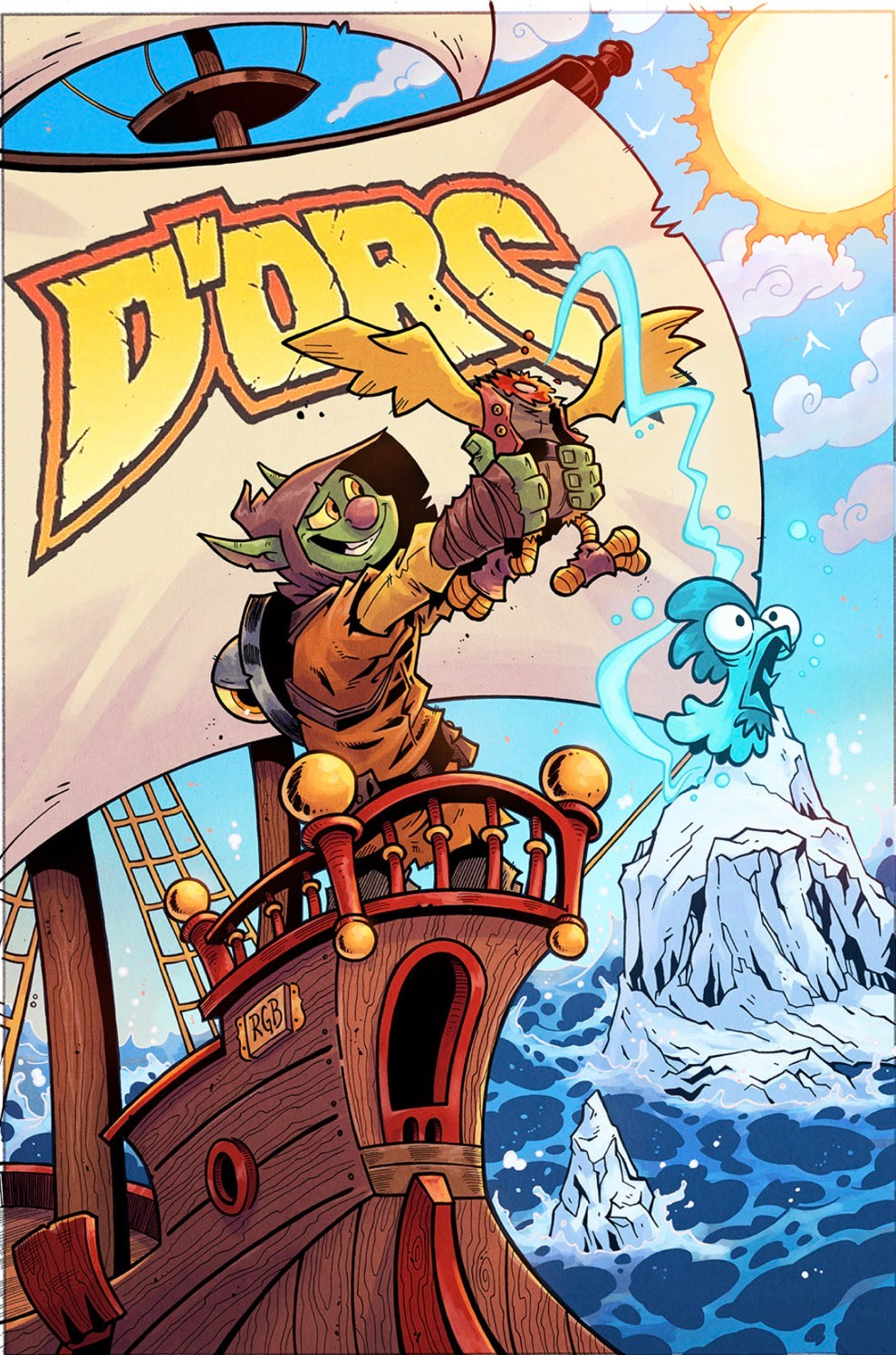 D'ORC #9 Ryan G. Browne TITANIC Exclusive Variant – Limited to 500