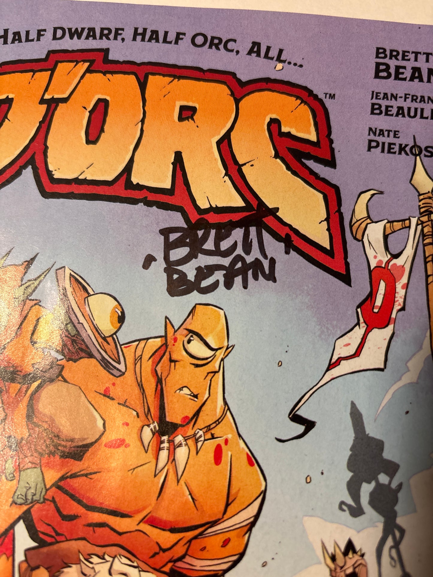 D'ORC #2 1st print SIGNED BRETT BEAN
