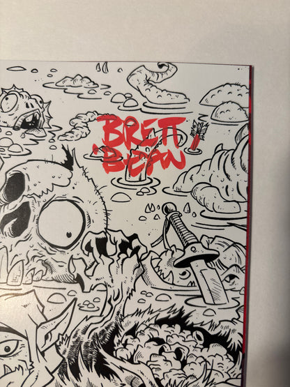 D'ORC #1 3rd print Inks *SIGNED* RED by BRETT BEAN