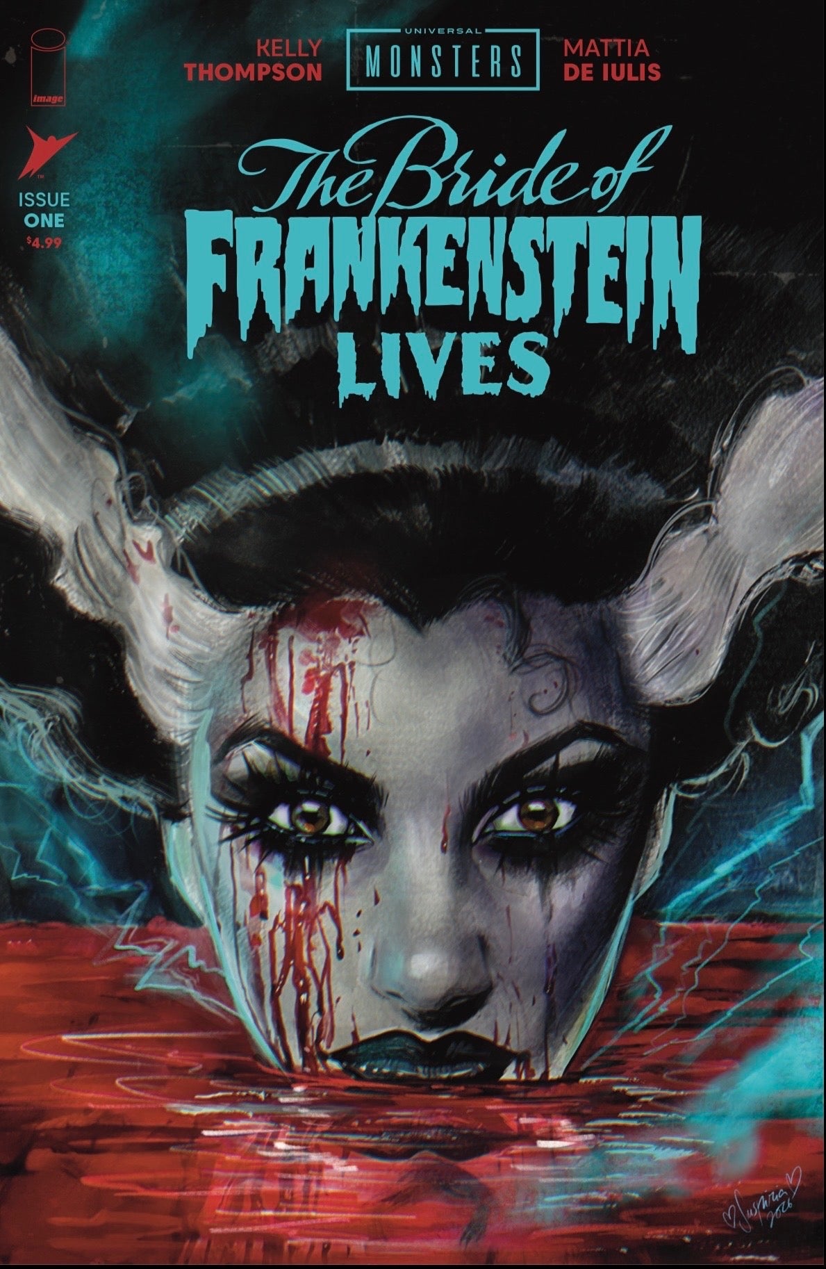 BRIDE OF FRANKENSTEIN LIVES #1 by SUSPIRIA VILCHEZ Trade Ltd 750