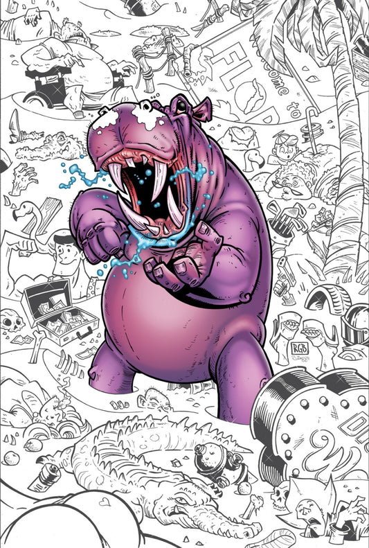 FLORIDA HIPPOPOTAMUS C*****E MASSACRE #1 'WHITE OUT'