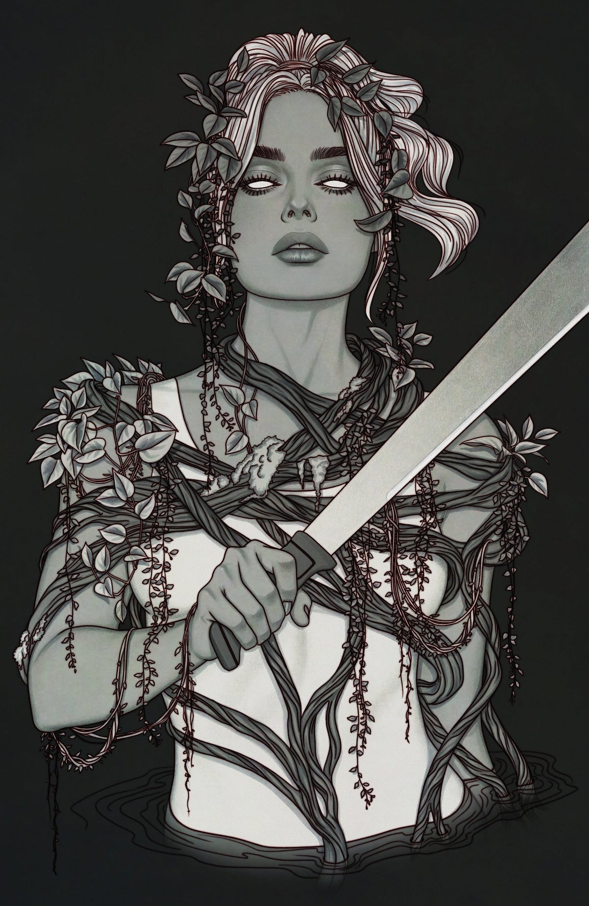 SWAMP THING IS KILLING THE CHILDREN #1 FOIL VIRGIN exclusive by REBECA PUEBLA
