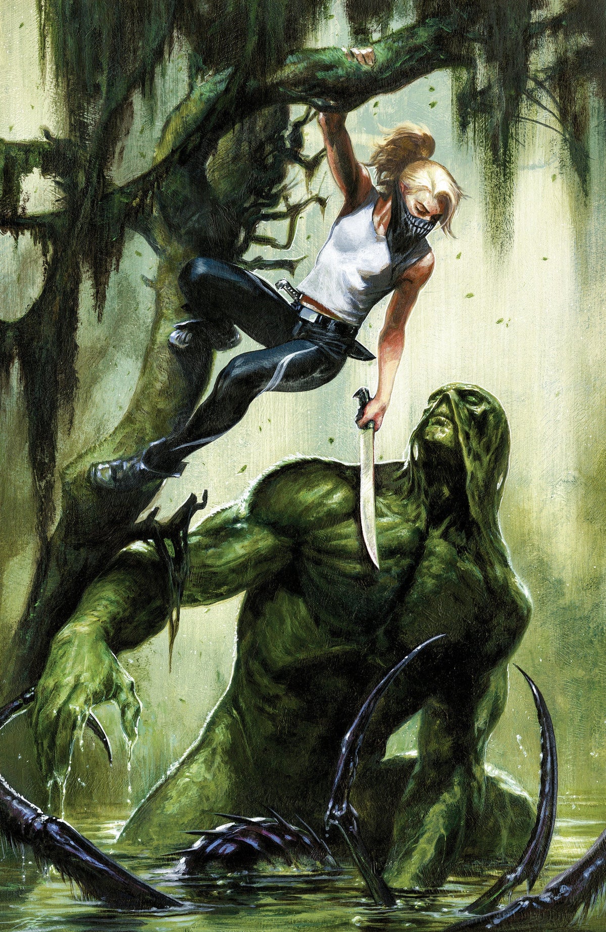 SWAMP THING IS KILLING THE CHILDREN #1 FOIL VIRGIN exclusive by REBECA PUEBLA