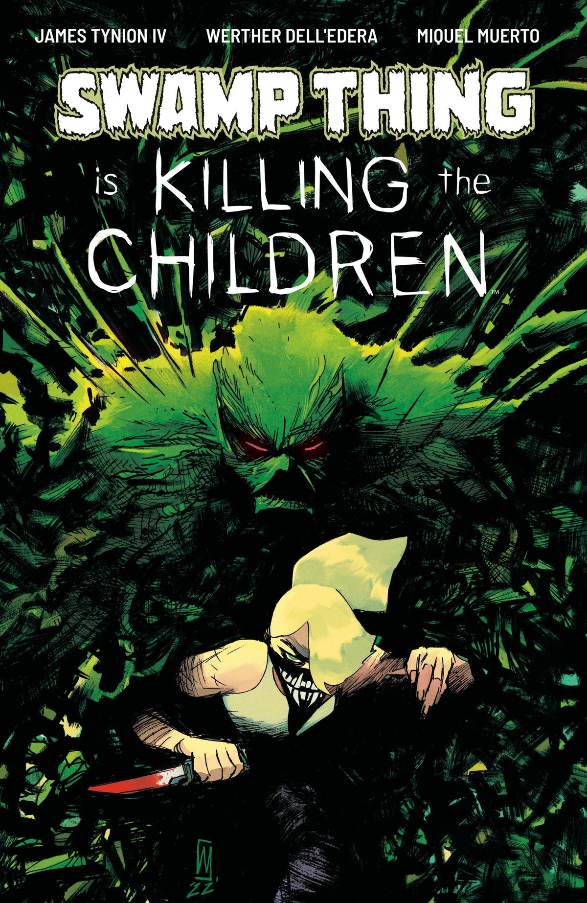 SWAMP THING IS KILLING THE CHILDREN #1 FOIL VIRGIN exclusive by REBECA PUEBLA