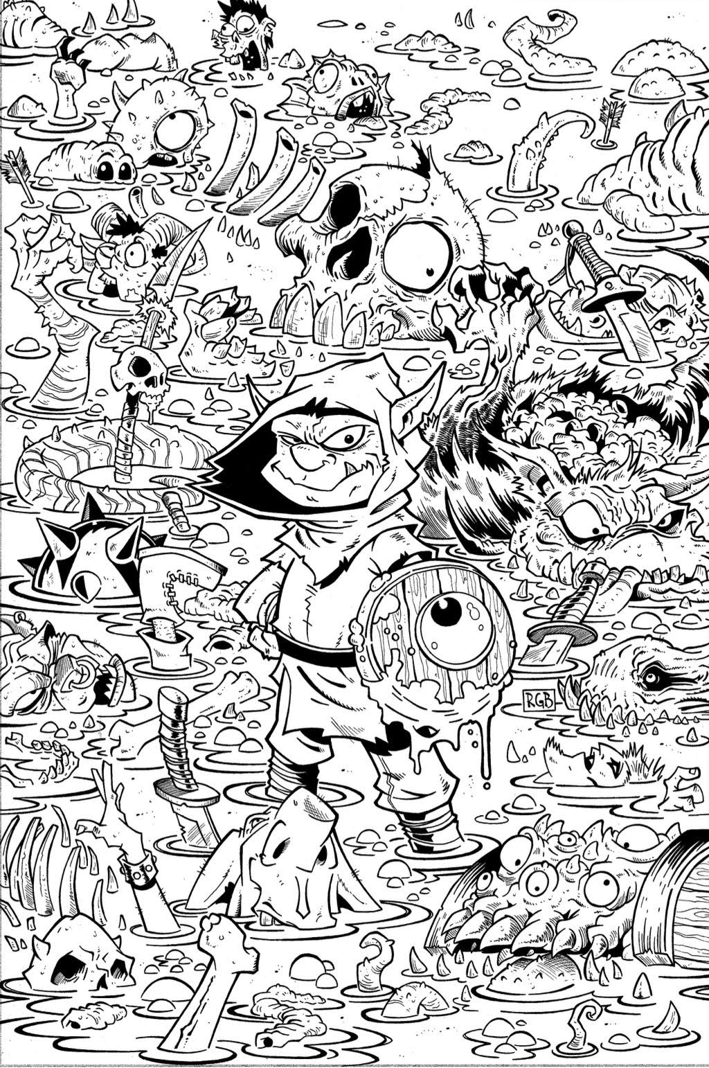 D'ORC #1 3rd print Inks variant